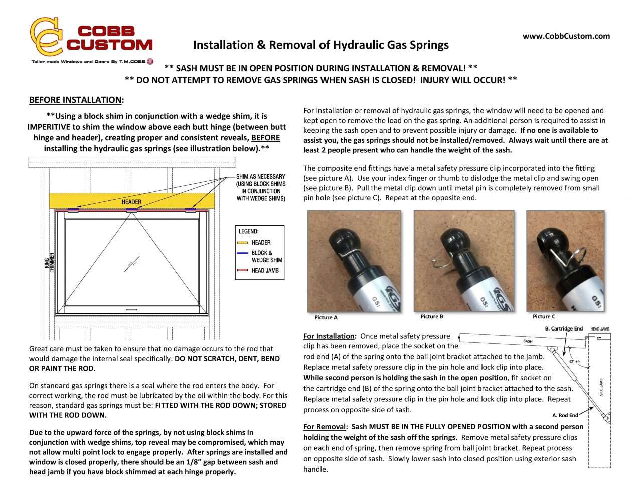 *NEW* Hydraulic Servery Awning Window Cobb Custom Millwork